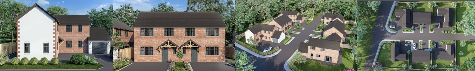 Examples of new homes built in Mold and North Wales